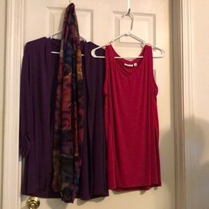 Three piece tunic set.